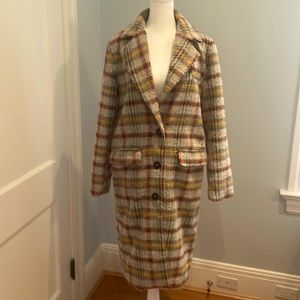 Women's Apparis coat multi color from this season. Size XS fully lined